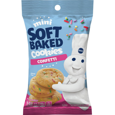 Pillsbury Soft Baked Mini Confetti Cookies 85 g (6 Pack) Exotic Snacks Wholesale Montreal Quebec Canada