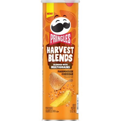 Pringles Harvest Blends Farmhouse Cheddar Chips 156 g (14 Pack) Exotic Snacks Wholesale Montreal Quebec Canada