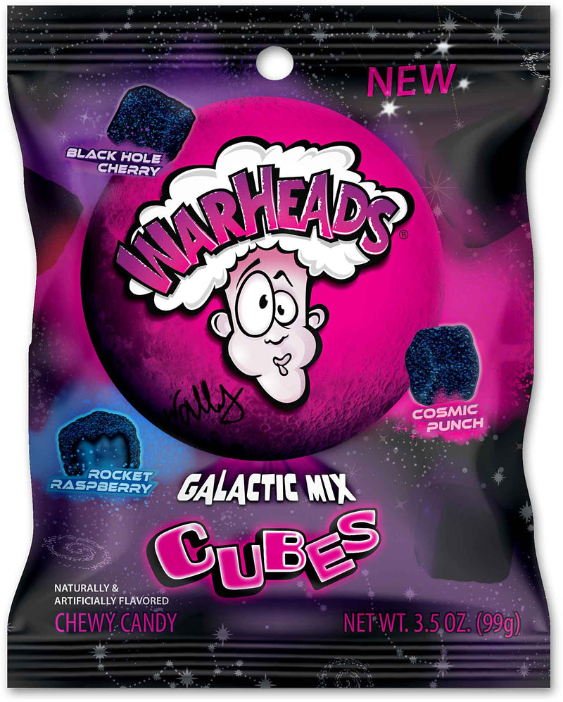  Warheads Galactic Cubes 99 g (12 Pack) Exotic Candy Wholesale Montreal QUebec Canada
