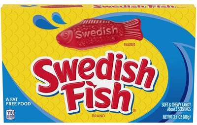 Swedish Fish Theatre Box 88 g (12 Pack) Exotic Candy Wholesale Montreal Quebec Canada