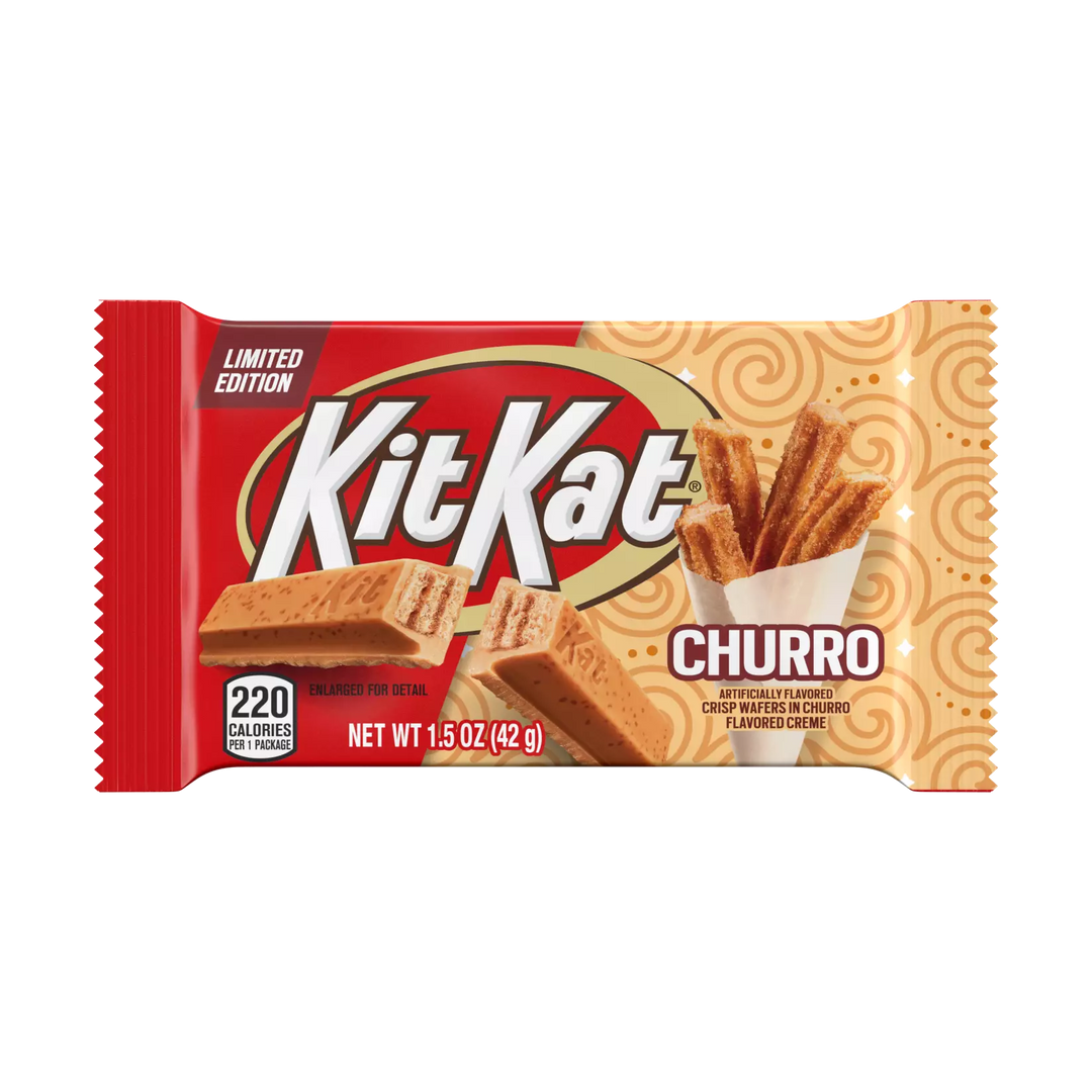 Kit Kat Churro Candy Bar 42 g (24 Pack) Exotic Snacks Wholesale Montreal Quebec Canada