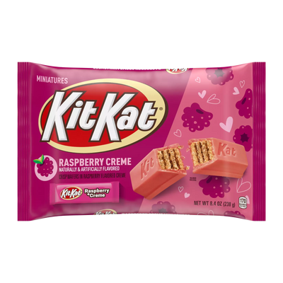 Kit Kat Raspberry Creme Miniatures Candy Bars 238 g (10 Pack) Exotic Candy Wholesale Montreal Quebec Canada