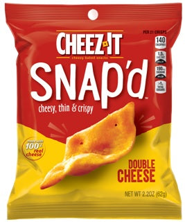 Cheez-It Snap'd Double Cheese Crackers 62 g (6 Pack) Exotic Snacks Wholesale Montreal Quebec Canada