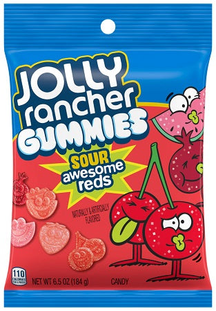 Jolly Rancher Gummies Sour Awesome Reds 184 g (12 Pack) Exotic Candy Wholesale Montreal Quebec Canada