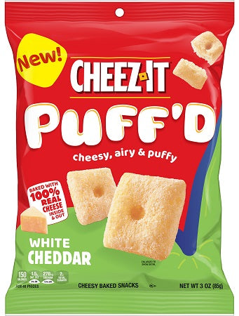 Cheez-It Puff'd White Cheddar 85 g (6 Pack) Exotic Snacks Wholesale Montreal Quebec Canada