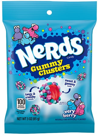Nerds Gummy Clusters Very Berry Peg Bag 85 g (12 Pack) Exotic Candy Wholesale Montreal Quebec Canada