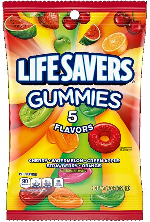 Lifesavers 5 Flavors Gummies 198 g (12 Pack) Exotic Candy Wholesale Montreal Quebec Canada