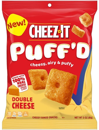 Cheez-It Puff'd Double Cheese 85 g (6 Pack) Exotic Snacks Wholesale Montreal Quebec Canada