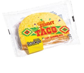 Raindrops Mini Gummy Taco 50 g (16 Pack) Exotic Candy Wholesale Montreal Quebec Canada