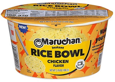 Maruchan Chicken Rice Bowl 106.8 g (6 Pack) Exotic Snacks Wholesale Montreal Quebec Canada