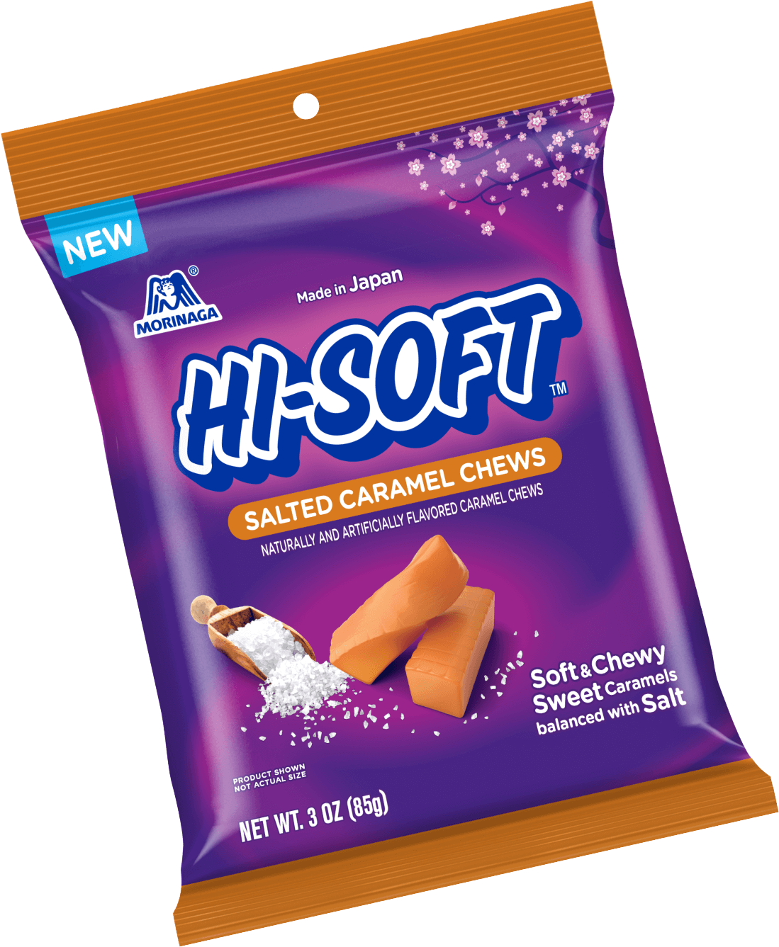 HiSoft Salted Caramel Chews 85 g (6 Pack) Exotics Wholesale