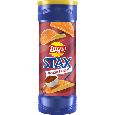 Lay's STAX Mesquite BBQ 156 g (17 Pack) Exotic Snacks Wholesale Montreal Quebec Canada
