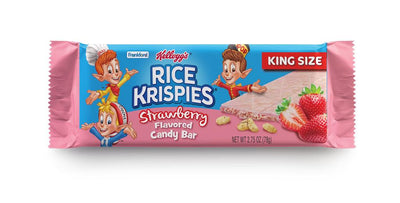Kellogg's Rice Krispies Strawberry King Size Bar 78 g (18 Pack) Exotic Chocolate Wholesale Montreal Quebec Canada