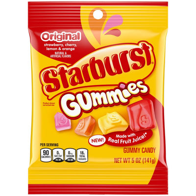 Starburst Original Gummies 141 g (12 Pack) Exotic Candy Wholesale Montreal Quebec Canada