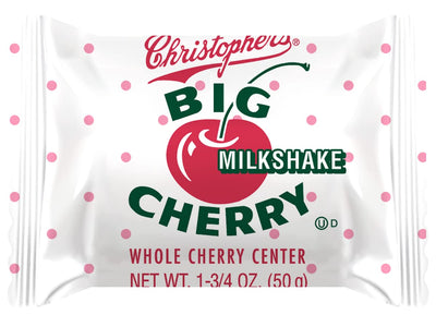 Christopher's Big Cherry Milkshake 50 g (24 Pack) Exotic Candy Wholesale Montreal Quebec Canada