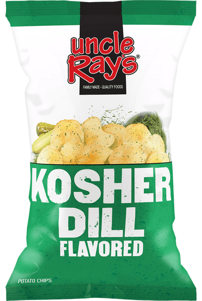 Uncle Ray's Kosher Dill Chips 120 g (10 Pack) Exotic Snacks Wholesale Montreal Quebec Canada