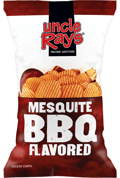 Uncle Ray's Mesquite BBQ Potato Chips 127.5 g (10 Pack) Exotic Snacks Wholesale Montreal Quebec Canada