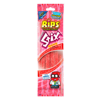Rips STIX Strawberry 50 g (24 Pack) Exotic Candy Wholesale Montreal Quebec Canada