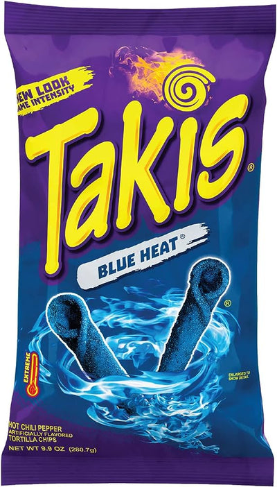 Takis Blue Heat 280.7 g (14 Pack) Exotic Snacks Wholesale Montreal Quebec Canada