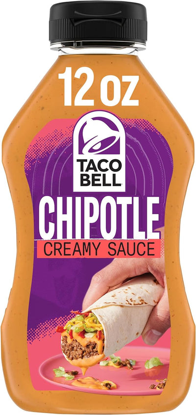 Taco Bell Creamy Chipotle Sauce 354 mL (8 pack) Exotic Snacks Wholesale Montreal Quebec Canada