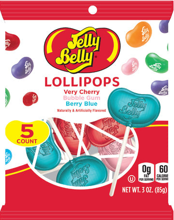 Adams & Brooks Jelly Belly Lollipops 85 g (12 Pack) Exotic Candy Wholesale Montreal Quebec Canada