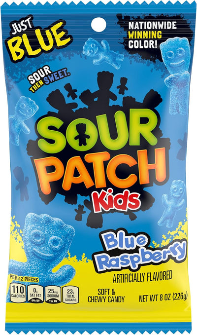 Sour Patch Kids Blue Raspberry 226 g (12 Pack) Exotic Candy Wholesale Montreal Quebec Canada