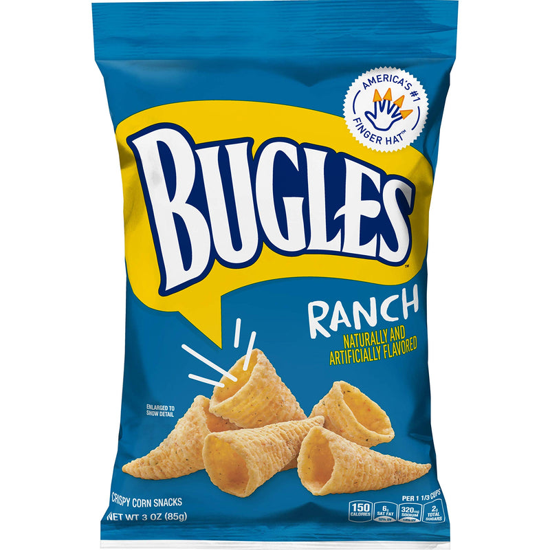 Bugles Ranch 85 g (6 Pack) Exotic Snacks Wholesale Montreal Quebec Canada