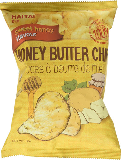 Haitai Honey Butter Chips 60 g (16 Pack) Exotic Snacks Wholesale Montreal Quebec Canada