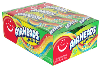 Airheads Xtremes Sour Belts Rainbow Berry 57 g (18 Pack) Exotic Candy Wholesale Montreal Quebec Canada