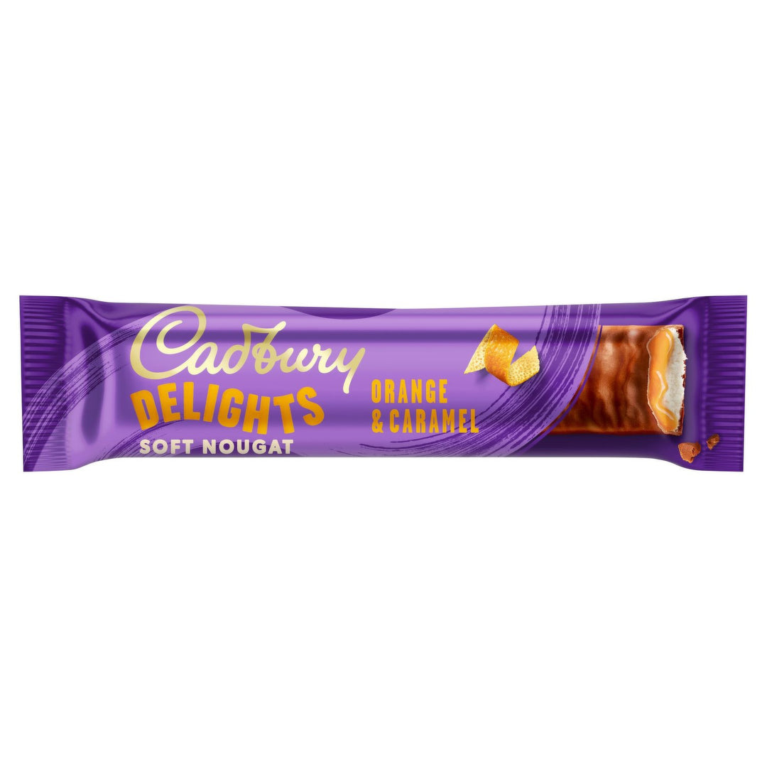Cadbury Delights Orange 5-Pack Chocolate Bar 110 g (9 Pack) Exotic Chocolate Wholesale Montreal Quebec Canada