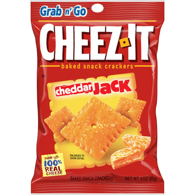 Cheez-It Cheddar Jack Grab n' Go Crackers 85 g (6 Pack) Exotic Snacks Wholesale Montreal Quebec Canada