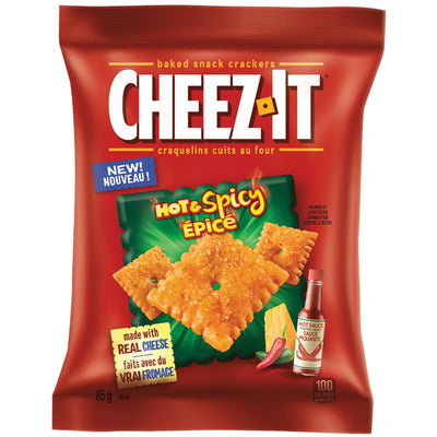 Cheez-It Hot & Spicy Grab n' Go Crackers 85 g (6 Pack) Exotic Snacks Wholesale Montreal Quebec Canada