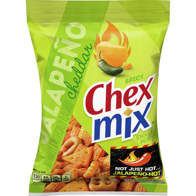 Chex Mix Jalapeno Cheddar 106 g (8 Pack) Exotic Snacks Wholesale Montreal Quebec Canada