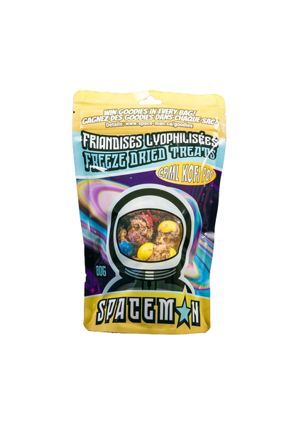 Spaceman Crml Kofi Pop 80 g (10 Pack) Exotic Candy Wholesale Montreal Quebec Canada