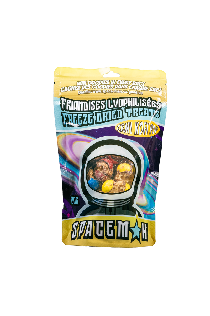 Spaceman Crml Kofi Pop 80 g (10 Pack) Exotic Candy Wholesale Montreal Quebec Canada