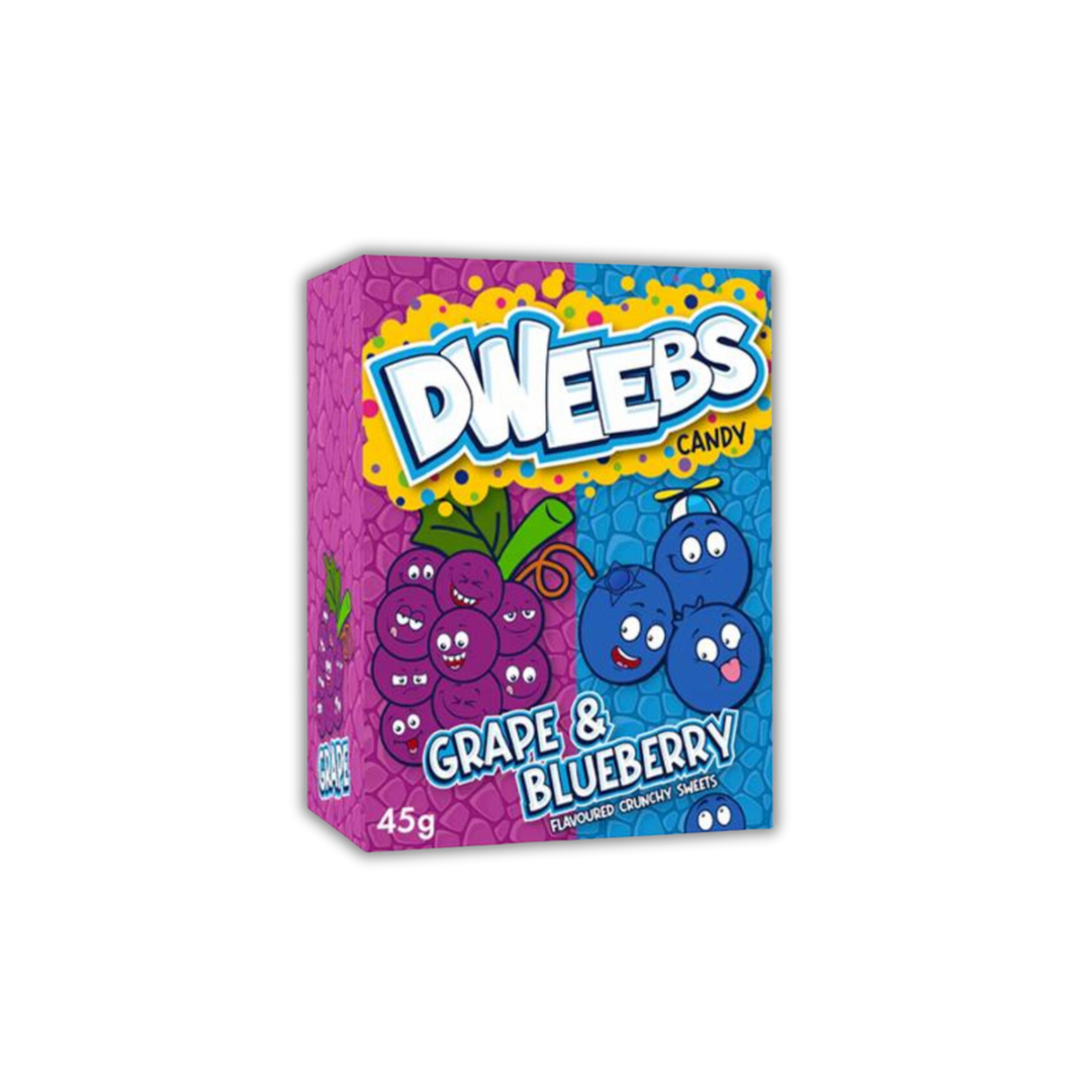 Dweebs Candy Grape & Blueberry 45 g (24 Pack) Exotic Candy Wholesale Montreal Quebec Canada