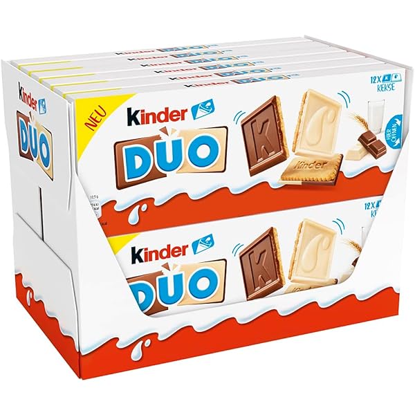 Ferrero Kinder Duo 150 g (12 Pack) Exotic Snacks Wholesale Montreal Quebec Canada
