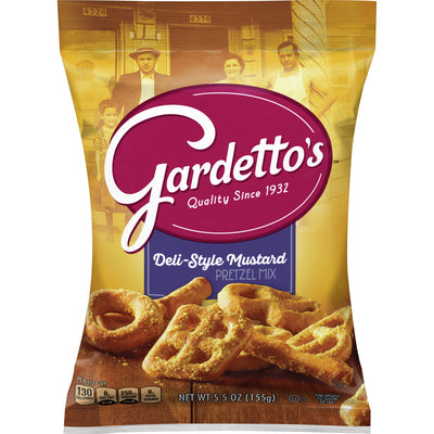 Gardetto's Deli-Style Mustard Pretzel Mix 155 g (7 Pack) Exotic Snacks Wholesale Montreal Quebec Canada