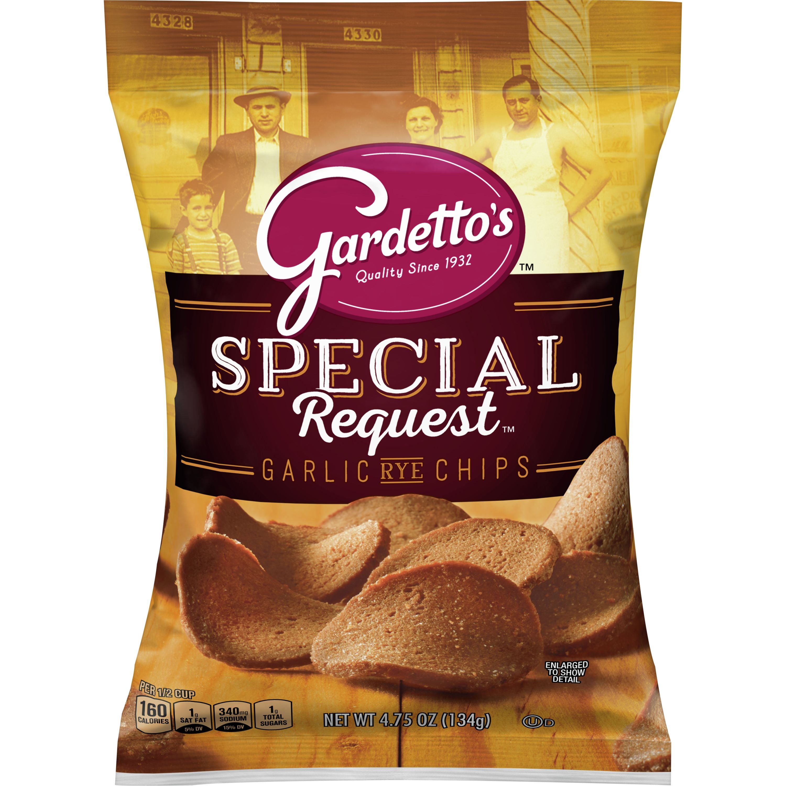 Gardetto's Garlic Rye Chips 134 g (7 Pack) Exotics Wholesale