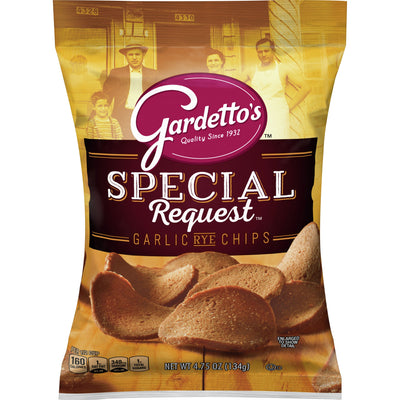 Gardetto's Garlic Rye Chips 134 g (7 Pack) Exotic Candy Wholesale Montreal Quebec Canada