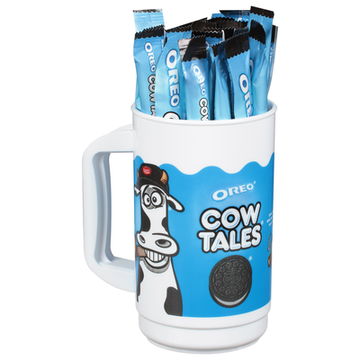 Cow Tales Oreo with Tumbler 28 g (100 Pack) Exotic Snacks Wholesale Montreal Quebec Canada