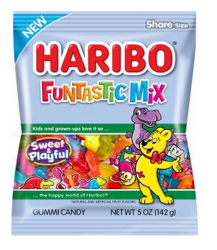 Haribo Peg Bag Funtastic Mix 142 g (12 Pack) – Exotics Wholesale