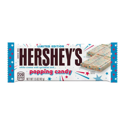 Hershey's White Creme with Sprinkles Popping Candy Bar 255 g (36 Pack) Exotic Chocolate Wholesale Montreal Quebec Canada