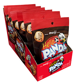 Meiji Hello Panda Chocolate 62 g (6 Pack) Exotic Snacks Wholesale Montreal Quebec Canada