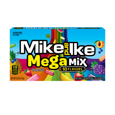 Mike & Ike Mega Mix Theater Box 141 g (12 Pack) Exotic Candy Wholesale Montreal Quebec Canada