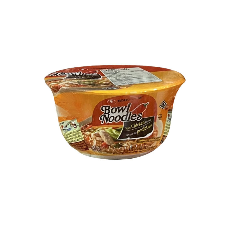 Nongshim Spicy Chicken Ramen Bowl 86 g (12 Pack) Exotic Snacks Wholesale Montreal Quebec Canada