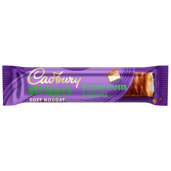 Cadbury Delights Hazelnut 5-Pack Chocolate Bar 110 g (9 Pack) Exotic Chocolate Wholesale Montreal Quebec Canada