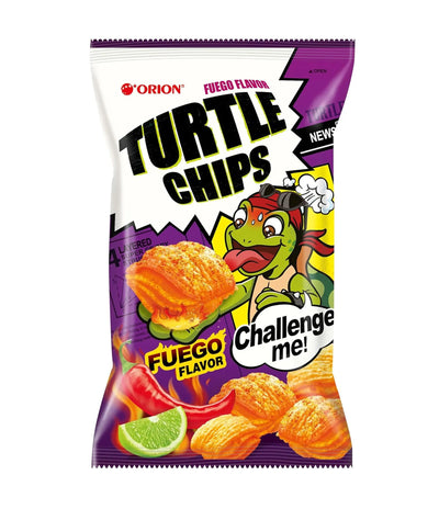 Orion Turtle Fuego Chips 160 g (12 Pack) Exotic Snacks Wholesale Montreal Quebec Canada