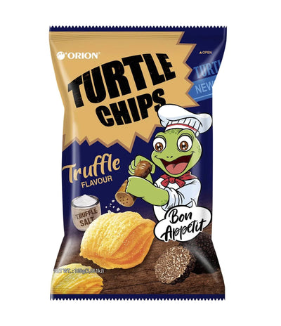 Orion Turtle Truffle Chips 160 g (14 Pack) Exotic Snacks Wholesale Montreal Quebec Canada