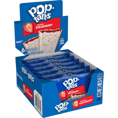 Pop-Tarts Frosted Strawberries 104 g (6 Pack) Exotic Snacks Wholesale Montreal Quebec Canada